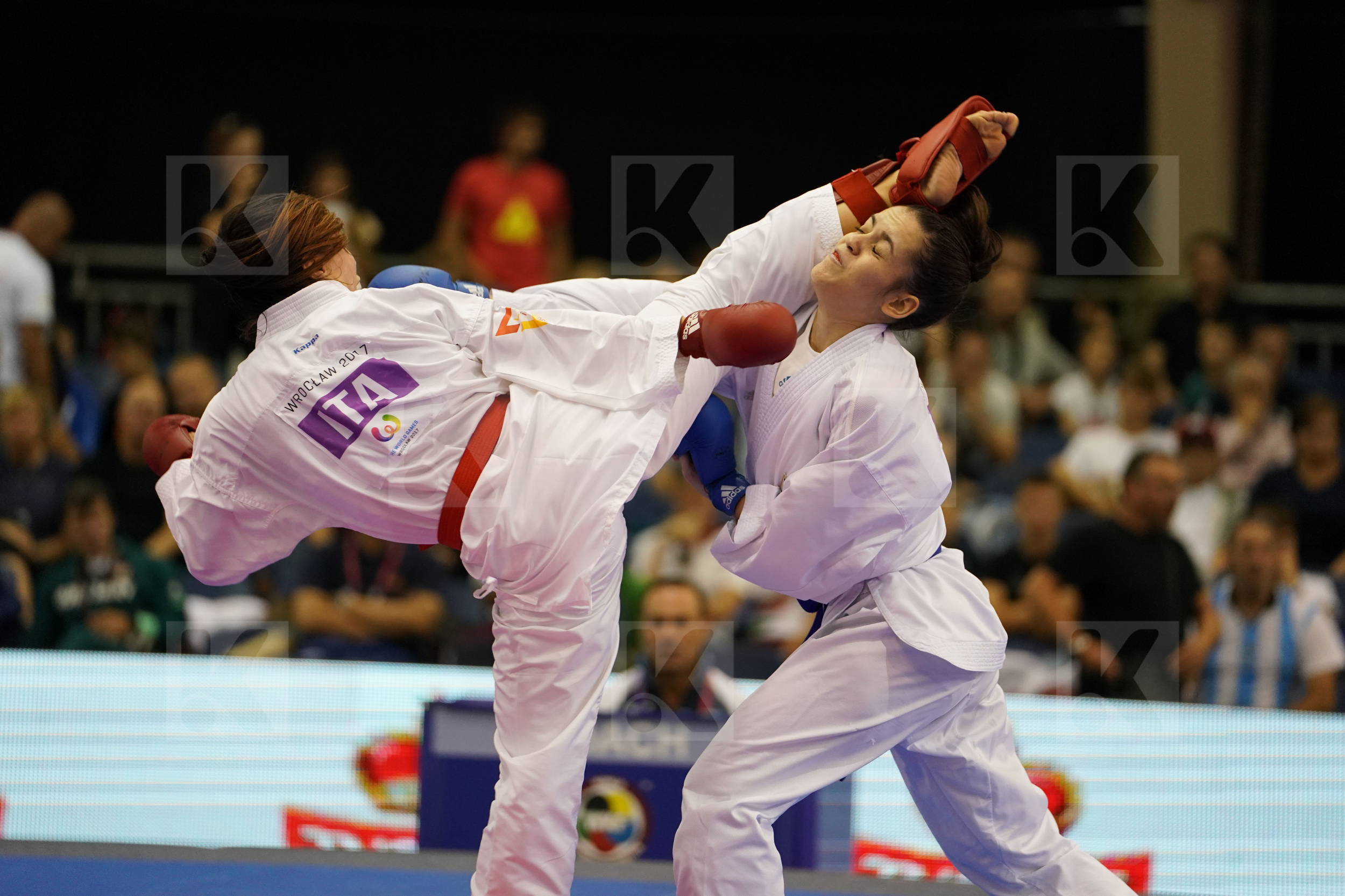 Argentina Cardin Sara Female Kumite -55kg Italy Novak Giuliana
